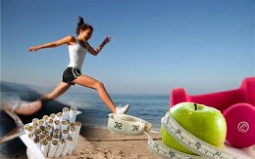 девушка бежит