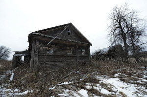 старый деревянный дом