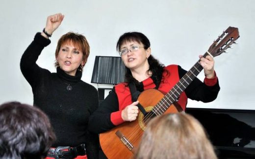 Алла Титаренко и Ольга Казаченко