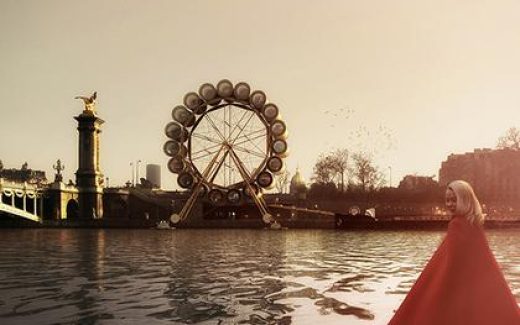 отель в виде колеса обозрения в Париже