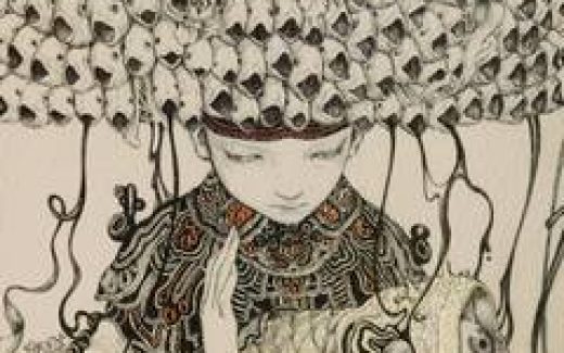 девушка с рыбой