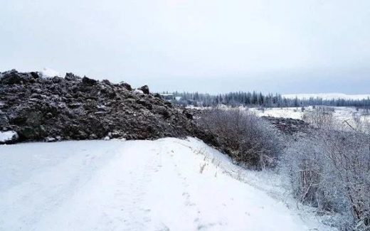 алмазный оползень в Якутии