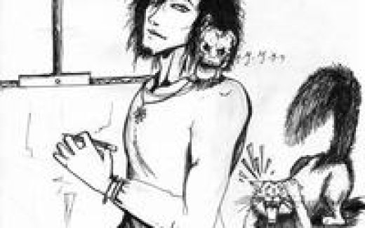 художник и кот