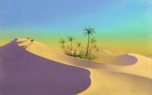 оазис в пустыне