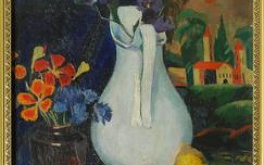 І. Машков. Натюрморт з білим глеком