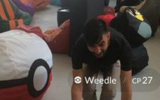 покемоны, прямо на кресле