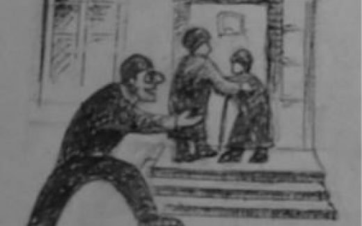 шарж В столовой