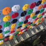 Инсталляция "Аллея зонтиков" в Сумах