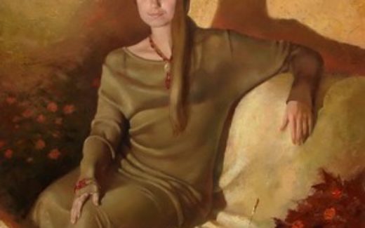 Портрет дочери. Автор Ирина Проценко