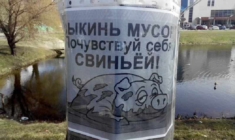 остроумный способ борьбы за чистоту природы