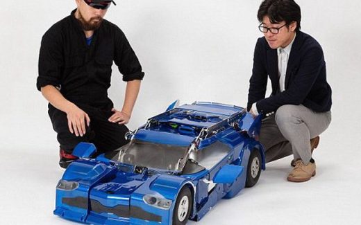 робот-трансформер, которы йпревращается в автомобиль