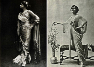 женская мода 1910-х  года 