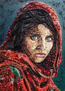 портрет афганской девушки