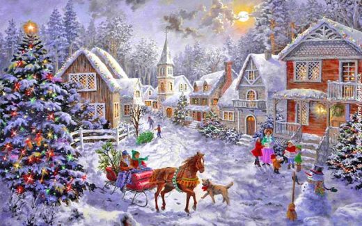 Новогодняя открытка