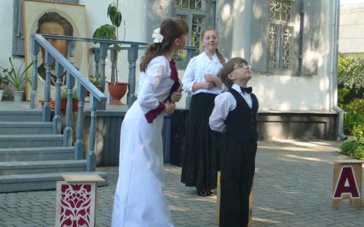 Постановка "Каштанка" в исполении театра "Город С"