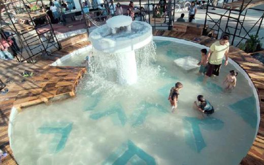 фонтан курорт в Мексике