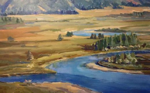 Слияние рек. Автор Юлия Горинова