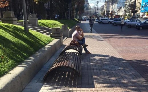 арт-лавочки в Киеве