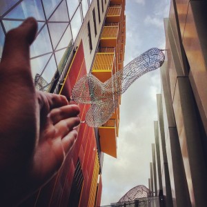 скульптура Грегора Крегара «Летящее облако»