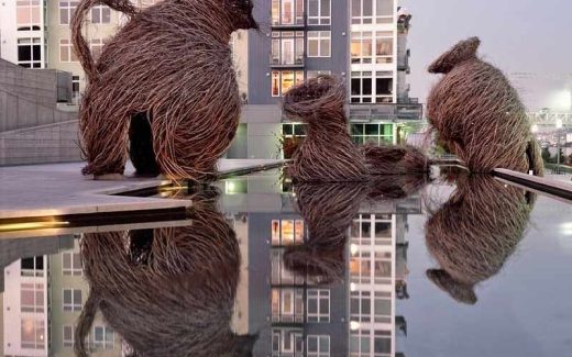 арт-объект из ветввей и саженцев, автор Патрик Догерти