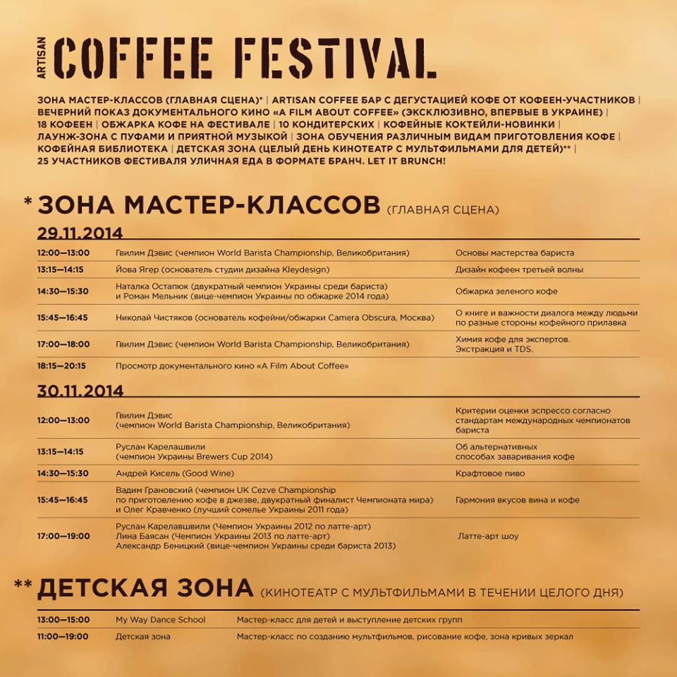 фестиваль кофе