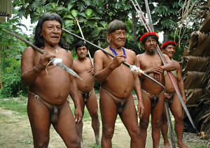 huaorani-tribe-spears