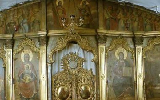 иконостас начала XIX в. из церкви Рождества Христова в Дальних пещерах Киево-Печерской лавры