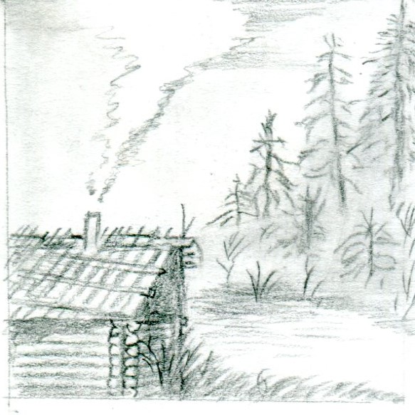 домик в лесу