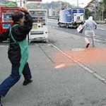 японцы борятся спреступностью с помощью оранжевых шариков