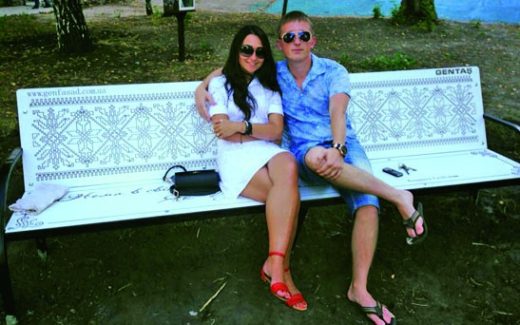 антивандальные скамейки а парке Наталка в Киеве