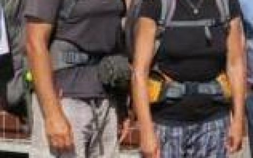 Антонина Полищук и Игорь Литвиненко - участники пешая экспедиция - "Пешком вокруг Украины".