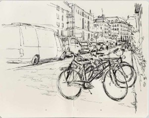 городская зарисовка