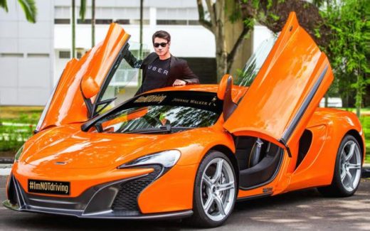 суперкар в качестве такси