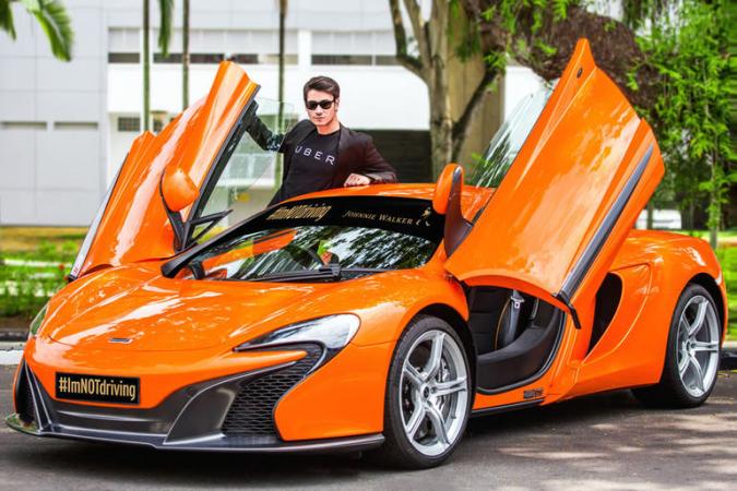 суперкар в качестве такси