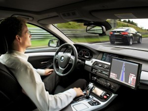 за рулем в автомобиле