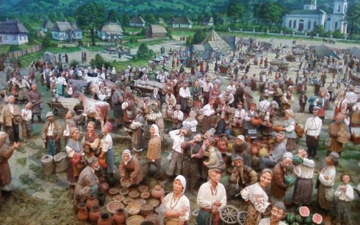 ярмарка, много людей, общественность