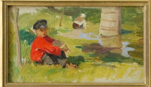 =Хлопчик в червоній сорочці.1901