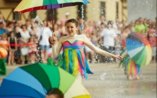 мокрое шоу, водная битва